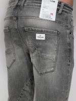 Ανδρικό Παντελόνι Jean London 6158 Γκρι - Image 4