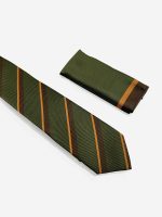 Ανδρική Γραβάτα Με Μαντηλάκι 33-6099 Green 4 - Image 2