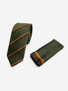 Ανδρική Γραβάτα Με Μαντηλάκι 33-6099 Green 4