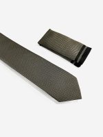 Ανδρική Γραβάτα Με Μαντηλάκι 33-6099 Brown 3 - Image 2