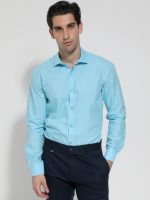 Πουκάμισο GENARO 33-7350 Τυρκουάζ Slim-fit