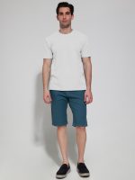 Ανδρικό T-shirt Με Ιδιαίτερη Πλέξη Moreto 207018 Λευκό