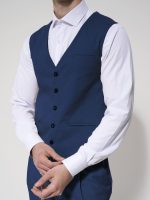 Ανδρικό Μοντέρνο Γιλέκο Lenon 9468 Μπλε - Image 2