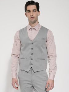 Ανδρικό Στιλάτο Γιλέκο Angel 9483 Γκρι