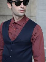 Πουκάμισο GENARO 33-7350 Κεραμιδί Slim-fit - Image 5