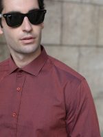 Πουκάμισο GENARO 33-7350 Κεραμιδί Slim-fit - Image 6