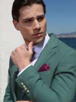 Ανδρικό Κοστούμι Με Γιλέκο Patrizio 280-30 Πράσινο - Image 2