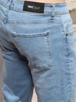 Ανδρικό Jean Παντελόνι Πεντάτσεπο 40-171 Ανοιχτό Μπλε - Image 5