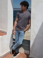 Ανδρικό Jean Παντελόνι Πεντάτσεπο 40-171 Ανοιχτό Μπλε - Image 6