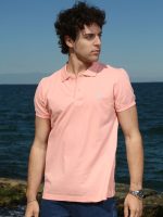 Ανδρικό POLO Oversized Κοντομάνικο T-shirt 10-688 Σομόν