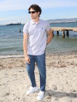 Ανδρικό POLO Κοντομάνικο T-shirt 10-689 Γκρι - Μεγάλα Νούμερα - Image 2