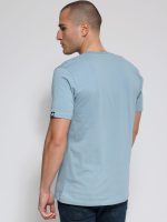 Ανδρικό Βαμβακερό Κοντομάνικο T-shirt 10-684 Σιελ - Image 4