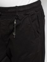 Υφασμάτινο Φορμοπαντέλονο Με λάστιχο & Κορδόνι 40-174 Μαύρο - Image 3