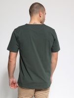 Ανδρικό Βαμβακερό Κοντομάνικο T-shirt 10-704 Χακί - Image 4