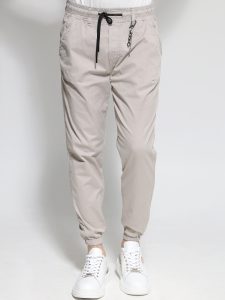 Υφασμάτινο Φορμοπαντέλονο Με λάστιχο & Κορδόνι 40-175 Μπεζ