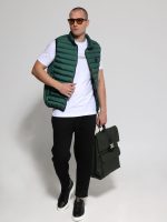 Ανδρικό Βαμβακερό Κοντομάνικο T-shirt 10-683 Λευκό - Image 2