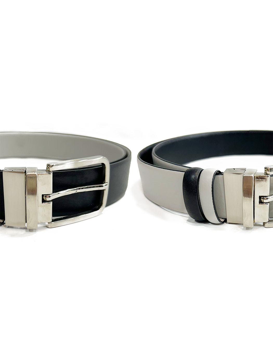 33-6026 ΔΙΠΛΗΣ ΟΨΗΣ BLACK-beige copy Ανδρική Ζώνη Διπλής Όψης 33-6026 Black-Beige - Image 1