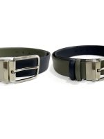 Ανδρική Ζώνη Διπλής Όψης 33-6024 Green - BLue