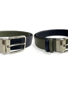 Ανδρική Ζώνη Διπλής Όψης 33-6024 Green - BLue