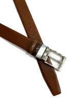 Ανδρική Ζώνη Διπλής Όψης 33-6027 Brown - Taba - Image 7