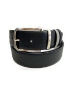 Ανδρική Ζώνη Διπλής Όψης 33-6026 Black-Beige - Image 2