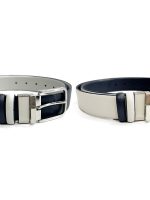 Ανδρική Ζώνη Διπλής Όψης 33-6029 Beige - Blue