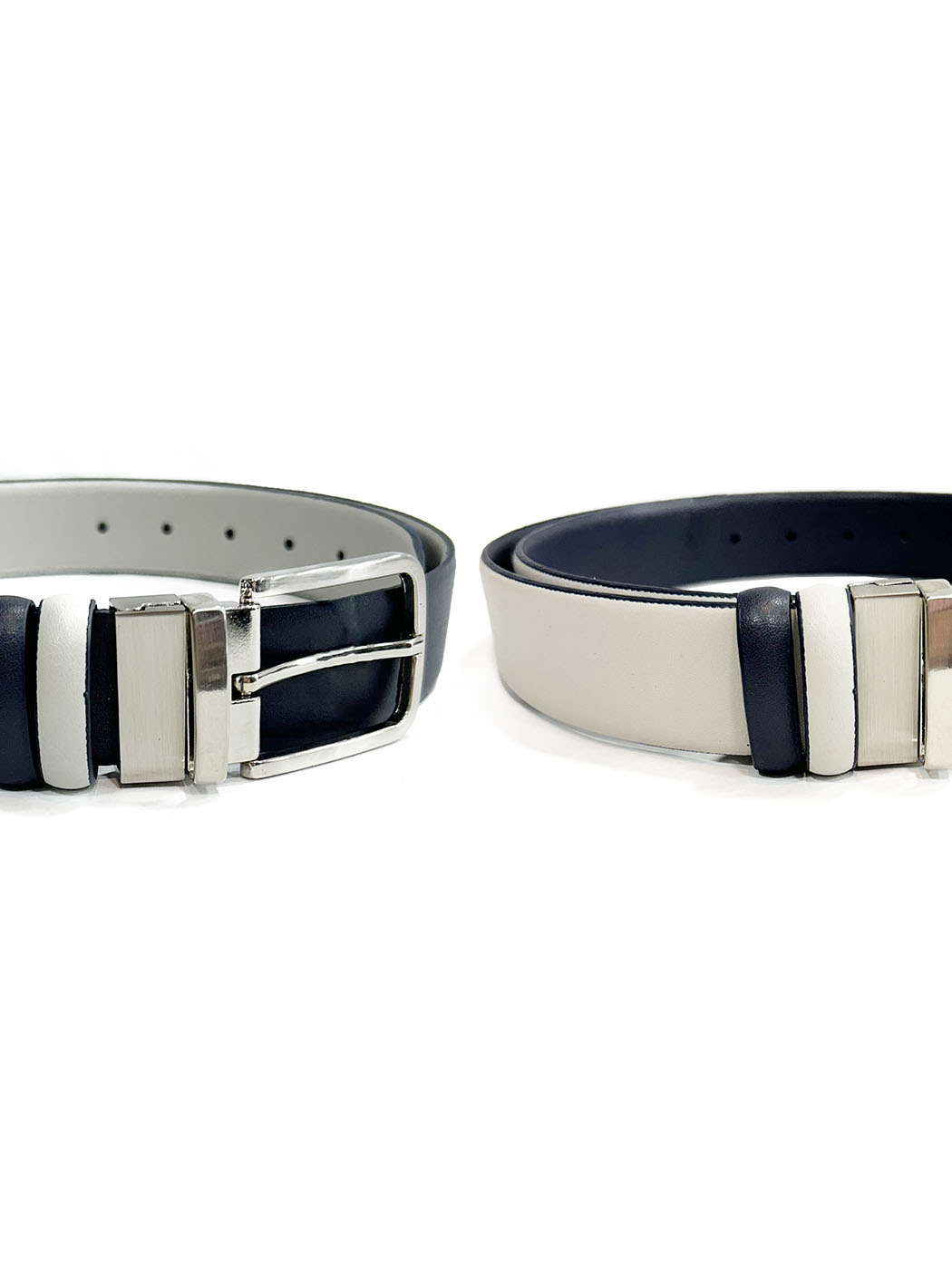 IMG_3133 copy Ανδρική Ζώνη Διπλής Όψης 33-6029 Beige - Blue - Image 1