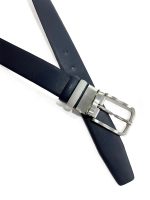 Ανδρική Ζώνη Διπλής Όψης 33-6029 Beige - Blue - Image 7