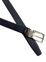 Ανδρική Ζώνη Διπλής Όψης 33-6022 Blue - Camel - Image 4