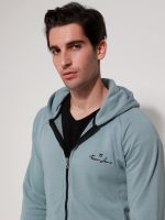 Βαμβακερή Ζακέτα Με Κουκούλα Chicago 33-2670 Light Blue - Image 3