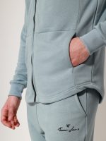 Βαμβακερή Ζακέτα Με Κουκούλα Chicago 33-2670 Light Blue - Image 2