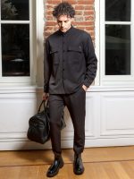 Ανδρικό Φορμοπαντέλονο 7/8 TERZILLO 4184 μαύρο - Image 3