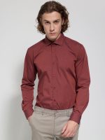Πουκάμισο GENARO 33-7350 Κεραμιδί Slim-fit - Image 2