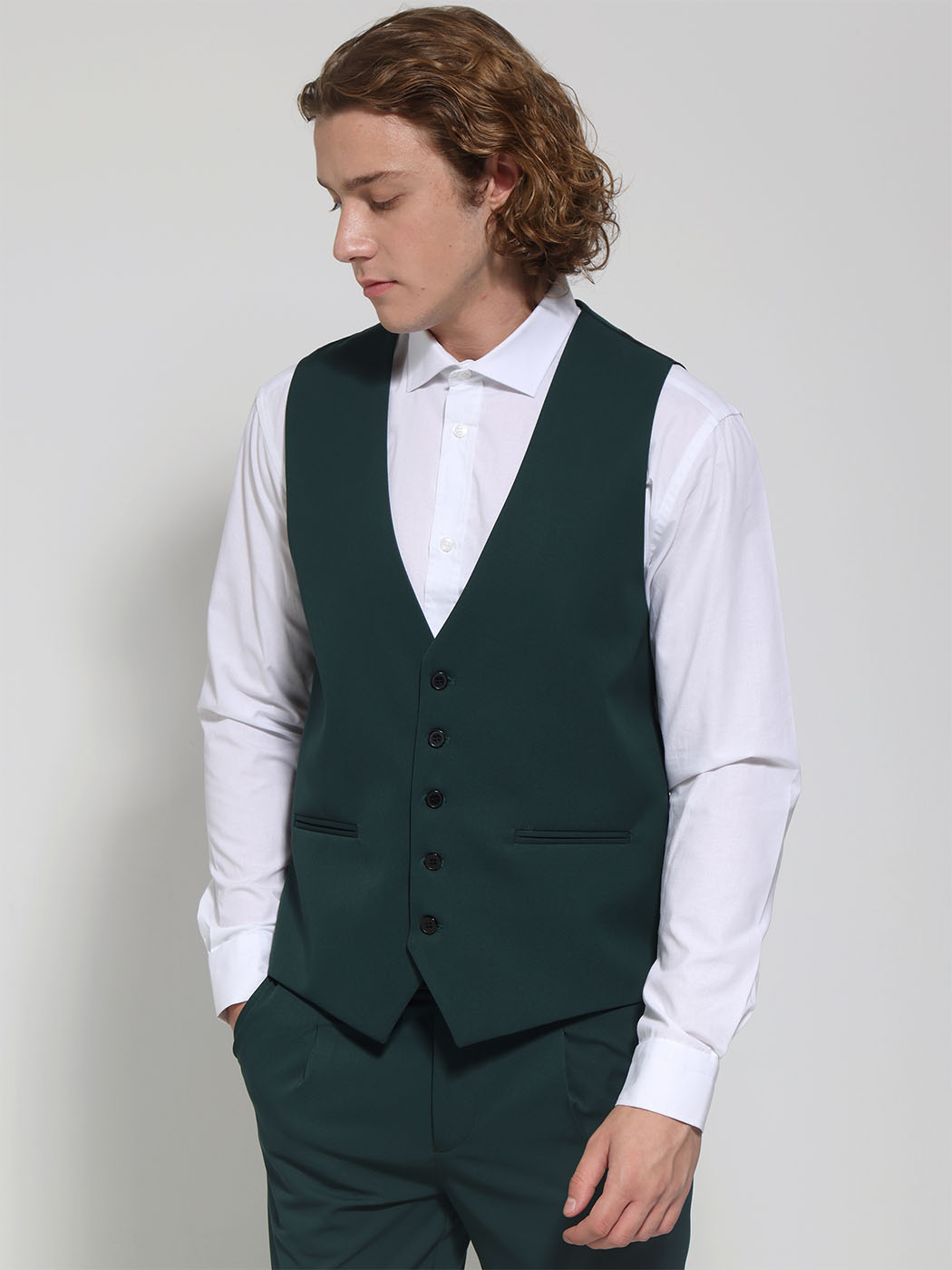 0723 copy Γιλέκο EMILE-1 9484-1 πράσινο - Image 1