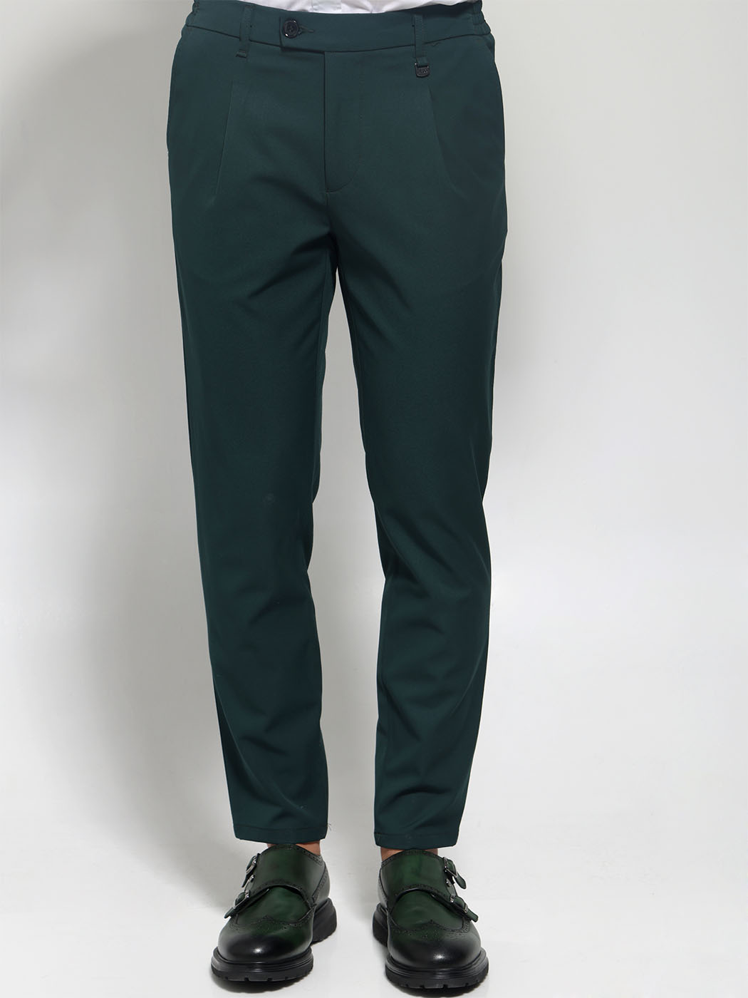 0730 copy Παντελόνι 7/8 EMILE-1 4484-1 πράσινο - Image 1