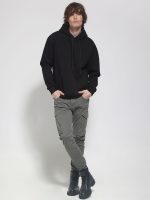 Μπλούζα Hoodie Με Κουκούλα Oversize FELICE 206050 μαύρο - Image 4