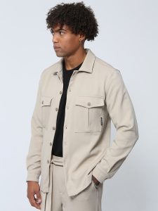 Ανδρικό Πουκάμισο Oversize ORLANDO 2162 Stone