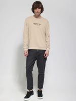 Μπλούζα Μακρυμάνικη Oversize BARONE 206055 μπεζ - Image 3