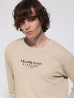 Μπλούζα Μακρυμάνικη Oversize BARONE 206055 μπεζ - Image 2