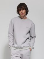 Μπλούζα Μακρυμάνικη Oversize FRA 206051 γκρι - Image 3