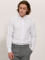 Πουκάμισο BOLOGNA 33-7366 Λευκό Slim-fit - Image 6