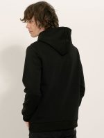 Μπλούζα Hoodie Με Κουκούλα Oversize BERTO 206054 μαύρο - Image 4