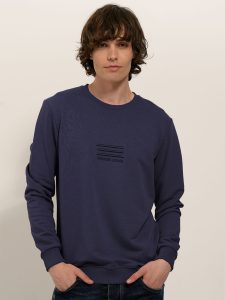 Μπλούζα Μακρυμάνικη 206073 μπλε