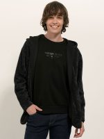 Μπλούζα Μακρυμάνικη Oversize BARONE 206055 μαύρο - Image 4