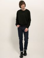 Μπλούζα Μακρυμάνικη Oversize BARONE 206055 μαύρο - Image 3