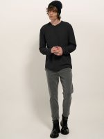 Μπλούζα Μακρυμάνικη BATISTA 206058 μαύρο - Image 5