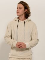 Μπλούζα Μακρυμάνικη Oversize LUIGI 206085 off white - Image 3