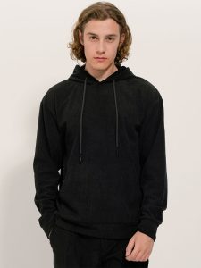 Μπλούζα Μακρυμάνικη Oversize LUIGI 206085 μαύρο