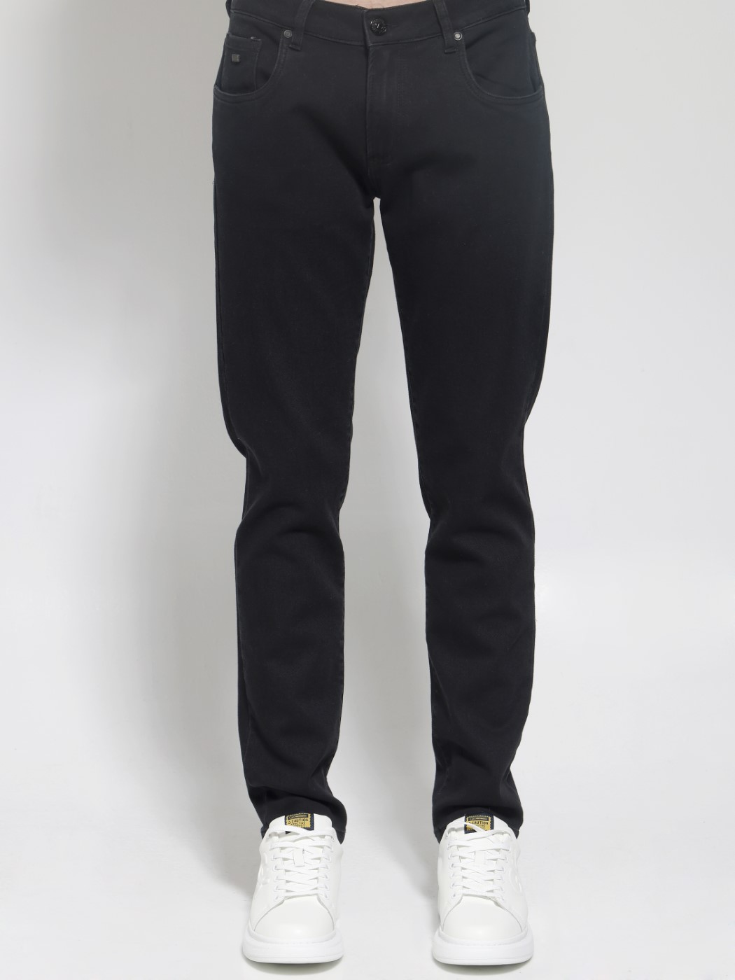 5224___z1110 Ανδρικό Παντελόνι Jean OXFORD 5224 Μαύρο - Image 1