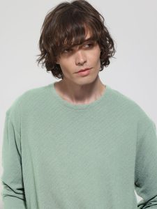 Μπλούζα Μακρυμάνικη SANDRO 206046 Μέντα